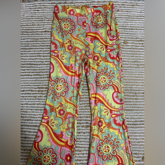 Women's Boho Floral Hippie Pants - Picture 2 of 4